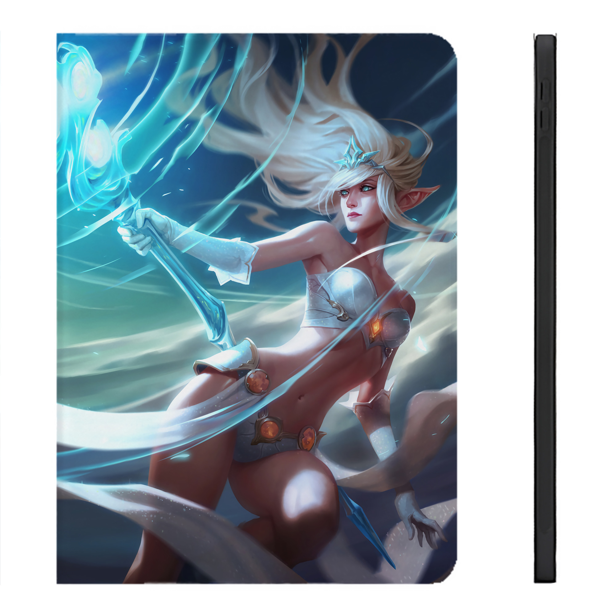 （画像用） リーグ・オブ・レジェンド League of Legends LOL IPadケース ペンホルダー付き ブックスタイルデザイン